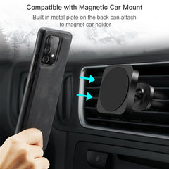 JEEHOOD Retro Magnetic Detachable Protective Case with Wallet & Card Slot & Holder, For Samsung Galaxy A52 5G, For Samsung Galaxy A72 5G, For Samsung Galaxy A12 5G, For Samsung Galaxy A42 5G, For Samsung Galaxy A51 5G