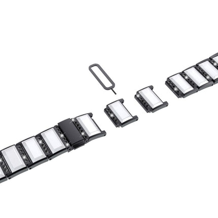 Stainless Steel Diamond Encrusted Replacement Watchbands, For Samsung Galaxy Watch 42mm, For Samsung Galaxy Watch 46mm