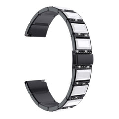 Stainless Steel Diamond Encrusted Replacement Watchbands, For Samsung Galaxy Watch 3 41mm, For Samsung Galaxy Watch 3 45mm