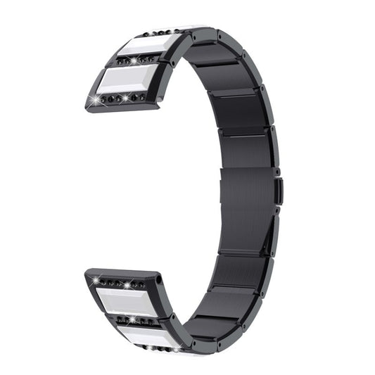 Stainless Steel Diamond Encrusted Replacement Watchbands, For Samsung Galaxy Watch 3 41mm, For Samsung Galaxy Watch 3 45mm