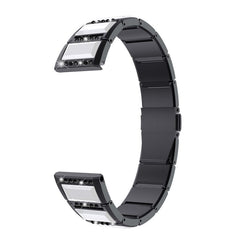 Stainless Steel Diamond Encrusted Replacement Watchbands, For Samsung Galaxy Watch 3 41mm, For Samsung Galaxy Watch 3 45mm