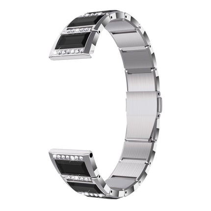 Stainless Steel Diamond Encrusted Replacement Watchbands, For Samsung Galaxy Watch 3 45mm, For Samsung Galaxy Watch Active2 44mm / Watch Active2 40mm / Watch Active, For Samsung Galaxy Watch 3 41mm