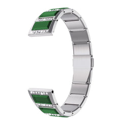 Stainless Steel Diamond Encrusted Replacement Watchbands, For Samsung Galaxy Watch 3 41mm, For Samsung Galaxy Watch 3 45mm