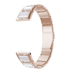 Stainless Steel Diamond Encrusted Replacement Watchbands, For Samsung Galaxy Watch 3 41mm, For Samsung Galaxy Watch 3 45mm