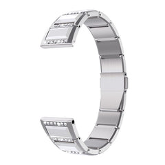 Stainless Steel Diamond Encrusted Replacement Watchbands, For Samsung Galaxy Watch 3 41mm, For Samsung Galaxy Watch 3 45mm