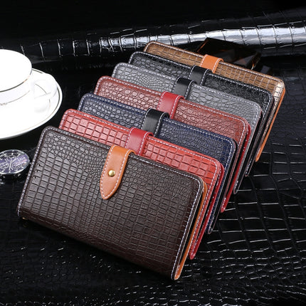 idewei Crocodile Texture Horizontal Flip Leather Case with Holder & Card Slots & Wallet, For TCL 10 5G, For vivo X60 Pro+