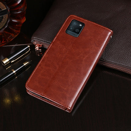 idewei Crazy Horse Texture Horizontal Flip Leather Case with Holder & Card Slots & Wallet, For OPPO Realme V11 5G, For Xiaomi Redmi K40, For Samsung Galaxy A02 (EU Version)