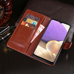 idewei Crazy Horse Texture Horizontal Flip Leather Case with Holder & Card Slots & Wallet, For Samsung Galaxy A32 4G, For Samsung Galaxy A52 5G, For Samsung Galaxy A72 5G
