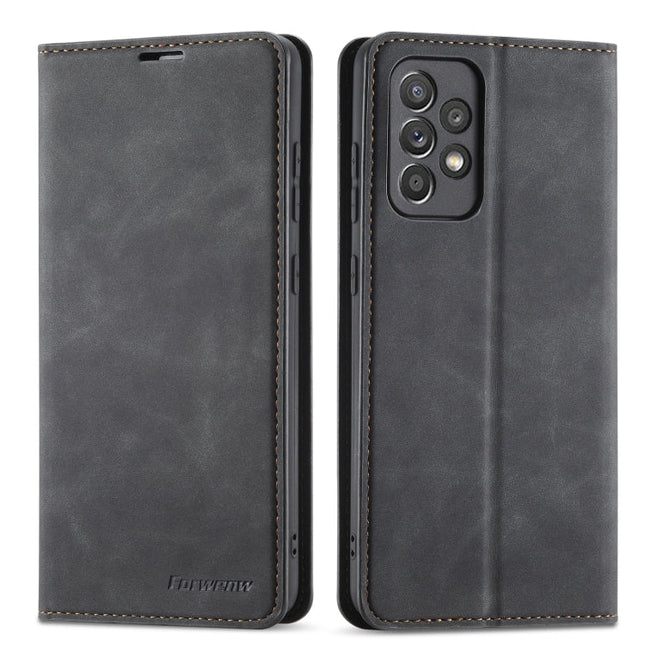 Forwenw Dream Series Oil Edge Strong Magnetism Horizontal Flip Leather Case with Holder & Card Slots & Wallet & Photo Frame, For Samsung Galaxy A52 5G / 4G, For Samsung Galaxy A72 5G / 4G