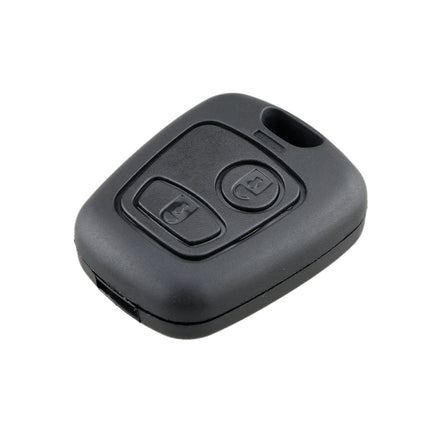 Car Key Case for Peugeot 2-button Straight Board with 206 Socket, without Blade, For Peugeot