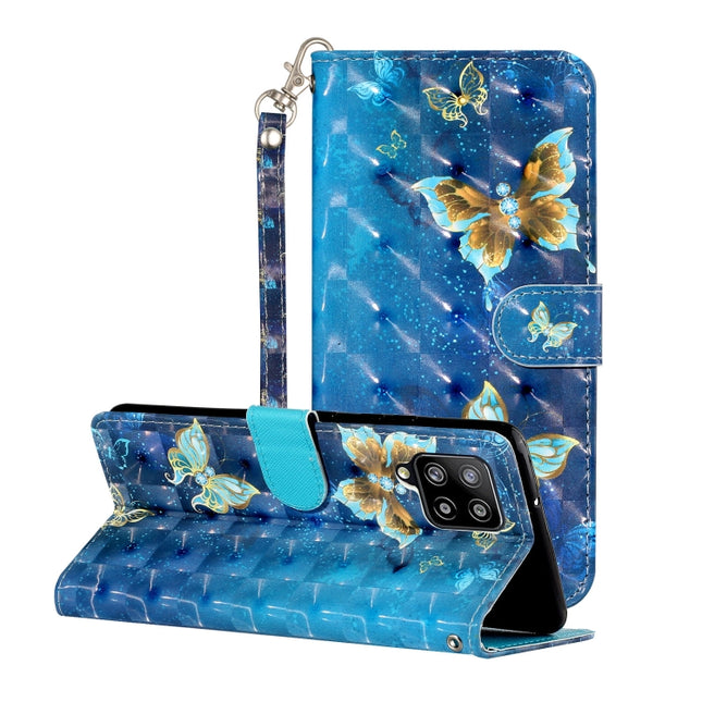 3D Pattern Horizontal Flip PU Leather Case with Holder & Card Slots & Wallet