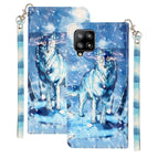 For Samsung Galaxy A42 5G / Snow Mountain Wolf