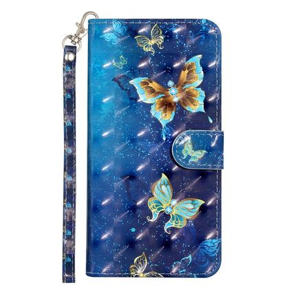 3D Pattern Horizontal Flip PU Leather Case with Holder & Card Slots & Wallet