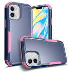 For iPhone 12 mini / Royal Blue + Pink