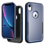 For iPhone XR / Royal Blue + Black