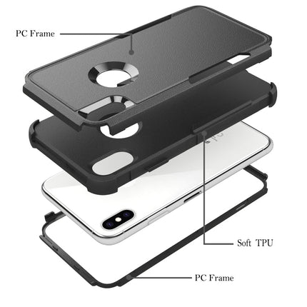 TPU + PC Shockproof Protective Case, For iPhone XS Max