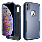 For iPhone XS Max / Royal Blue + Black