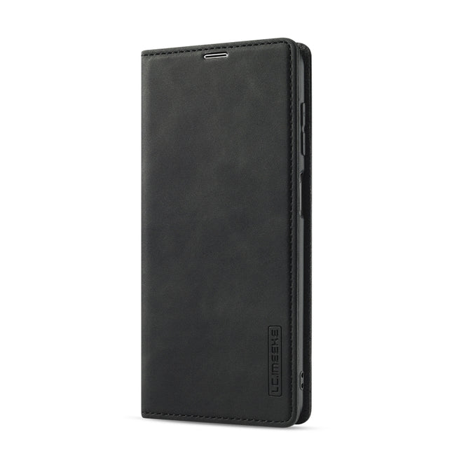 LC.IMEEKE Strong Magnetism Ultra-thin Horizontal Flip Matte TPU + PU Leather Case with Holder & Card Slots & Wallet, For Samsung Galaxy A12, For Samsung Galaxy A52 5G / 4G, For Samsung Galaxy A72 5G / 4G, For SamsungGalaxy A52 5G / 4G