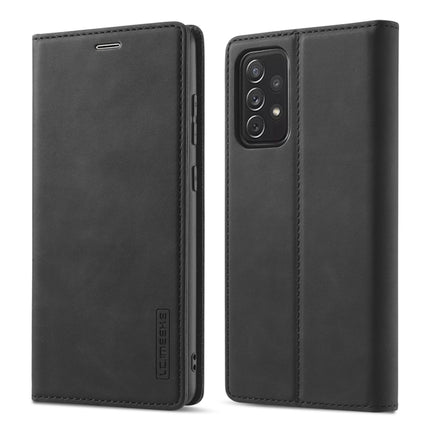 LC.IMEEKE Strong Magnetism Ultra-thin Horizontal Flip Matte TPU + PU Leather Case with Holder & Card Slots & Wallet, For Samsung Galaxy A12, For Samsung Galaxy A52 5G / 4G, For Samsung Galaxy A72 5G / 4G, For SamsungGalaxy A52 5G / 4G
