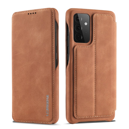 LC.IMEEKE Hon Ancient Series Horizontal Flip Leather Case with Holder & Card Slot, For Samsung Galaxy A52 5G / 4G, For Samsung Galaxy A12 5G, For Samsung Galaxy A72 5G / 4G, For Samsung Galaxy S20 FE, For Samsung Galaxy A72 5G / 4G5G                   ...