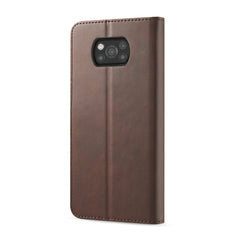 LC.IMEEKE Calf Texture Horizontal Flip Leather Case with Holder & Card Slots & Wallet, For Xiaomi Poco X3 NFC