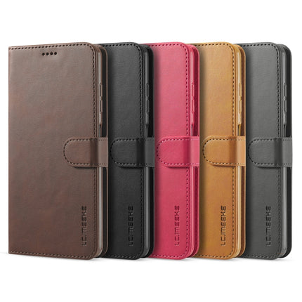 LC.IMEEKE Calf Texture Horizontal Flip Leather Case with Holder & Card Slots & Wallet, For Xiaomi Poco X3 NFC