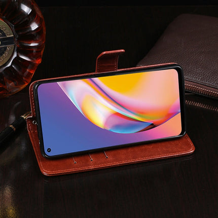 idewei Crazy Horse Texture Horizontal Flip Leather Case with Holder & Card Slots & Wallet, For OPPO A94, For OPPO F19 Pro, For OPPO Realme GT 5G