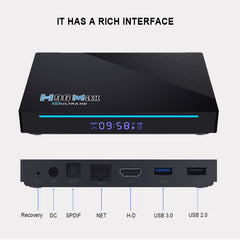 H96 Max 8K Smart TV BOX Android 11.0 Media Player wtih Remote Control, Quad Core RK3566, RAM: 4GB, ROM: 32GB, Dual Frequency 2.4GHz WiFi / 5G, 4GB+32GB, US Plug, 4GB+32GB, EU Plug, 4GB+32GB, UK Plug, 4GB+32GB, AU Plug