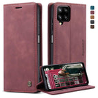 For Samsung Galaxy A12 / Wine Red