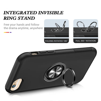 PC + TPU Shockproof Magnetic Protective Case with Invisible Ring Holder, For iPhone 6, For iPhone 6 Plus, For iPhone SE 2022 / SE 2020 / 8 / 7, For iPhone 8 Plus / 7 Plus