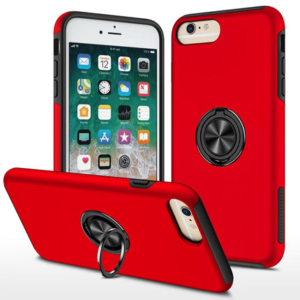 PC + TPU Shockproof Magnetic Protective Case with Invisible Ring Holder, For iPhone 6, For iPhone 6 Plus, For iPhone SE 2022 / SE 2020 / 8 / 7, For iPhone 8 Plus / 7 Plus