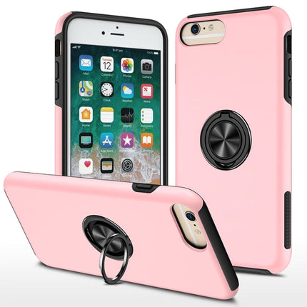 PC + TPU Shockproof Magnetic Protective Case with Invisible Ring Holder, For iPhone 6, For iPhone 6 Plus, For iPhone SE 2022 / SE 2020 / 8 / 7, For iPhone 8 Plus / 7 Plus