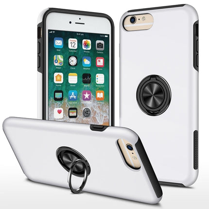 PC + TPU Shockproof Magnetic Protective Case with Invisible Ring Holder, For iPhone 6, For iPhone 6 Plus, For iPhone SE 2022 / SE 2020 / 8 / 7, For iPhone 8 Plus / 7 Plus