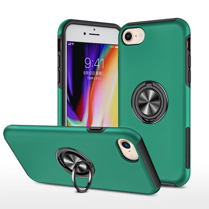 PC + TPU Shockproof Magnetic Protective Case with Invisible Ring Holder, For iPhone 6, For iPhone 6 Plus, For iPhone SE 2022 / SE 2020 / 8 / 7, For iPhone 8 Plus / 7 Plus