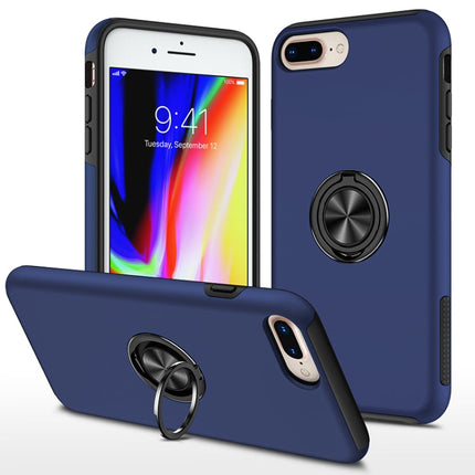 PC + TPU Shockproof Magnetic Protective Case with Invisible Ring Holder, For iPhone 6, For iPhone 6 Plus, For iPhone SE 2022 / SE 2020 / 8 / 7, For iPhone 8 Plus / 7 Plus