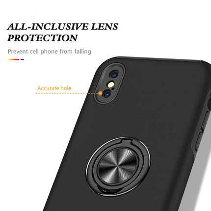 PC + TPU Shockproof Magnetic Protective Case with Invisible Ring Holder, For iPhone XS / X, For iPhone XR, For iPhone XS Max, For iPhone 11