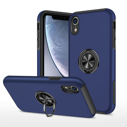 PC + TPU Shockproof Magnetic Protective Case with Invisible Ring Holder, For iPhone XS / X, For iPhone XR, For iPhone XS Max, For iPhone 11