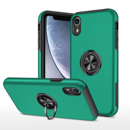 PC + TPU Shockproof Magnetic Protective Case with Invisible Ring Holder, For iPhone XS / X, For iPhone XR, For iPhone XS Max, For iPhone 11