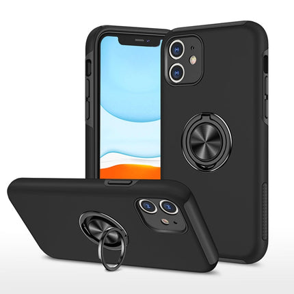 PC + TPU Shockproof Magnetic Protective Case with Invisible Ring Holder, For iPhone XS / X, For iPhone XR, For iPhone XS Max, For iPhone 11