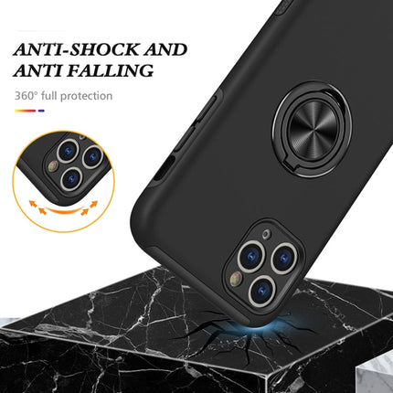 PC + TPU Shockproof Magnetic Protective Case with Invisible Ring Holder, For iPhone 11 Pro, For iPhone 11 Pro Max, For iPhone 12 mini, For iPhone 12