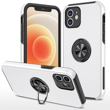 PC + TPU Shockproof Magnetic Protective Case with Invisible Ring Holder, For iPhone 11 Pro, For iPhone 11 Pro Max, For iPhone 12 mini, For iPhone 12
