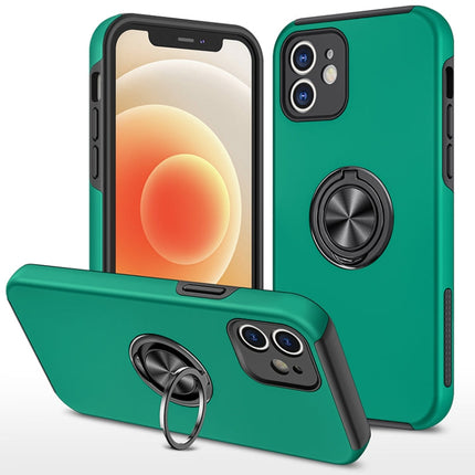 PC + TPU Shockproof Magnetic Protective Case with Invisible Ring Holder, For iPhone 11 Pro, For iPhone 11 Pro Max, For iPhone 12 mini, For iPhone 12