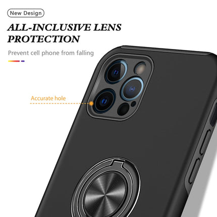 PC + TPU Shockproof Magnetic Protective Case with Invisible Ring Holder, For iPhone 12 Pro, For iPhone 12 Pro Max