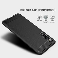 Brushed Texture Carbon Fiber TPU Protective Case, For Xiaomi Mi 9 Pro 5G, For Vivo V17 Pro, For Nokia 7.2 & 6.2