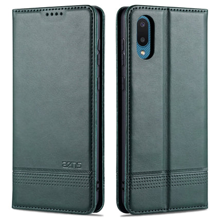 AZNS Magnetic Calf Texture Horizontal Flip Leather Case with Card Slots & Holder & Wallet, For Samsung Galaxy A02