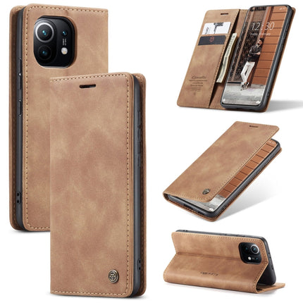 CaseMe 013 Multifunctional Horizontal Flip Leather Case with Holder & Card Slot & Wallet, For Xiaomi Mi 11