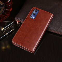 idewei Crazy Horse Texture Horizontal Flip Leather Case with Holder & Card Slots & Wallet
