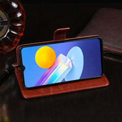 idewei Crazy Horse Texture Horizontal Flip Leather Case with Holder & Card Slots & Wallet