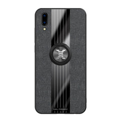 XINLI Stitching Cloth Texture Shockproof TPU Protective Case with Ring Holder, For Vivo Y97, For Vivo Z5X