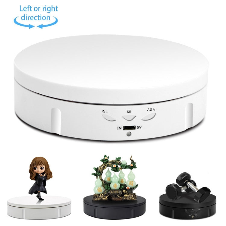 14.6cm USB Electric Rotating Turntable Display Stand Video Shooting Props Turntable for Photography, Load: 10kg